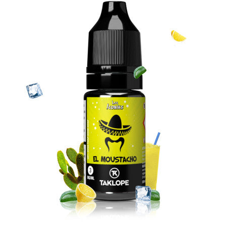 10ml Les iconiks E-liquide El Moustacho