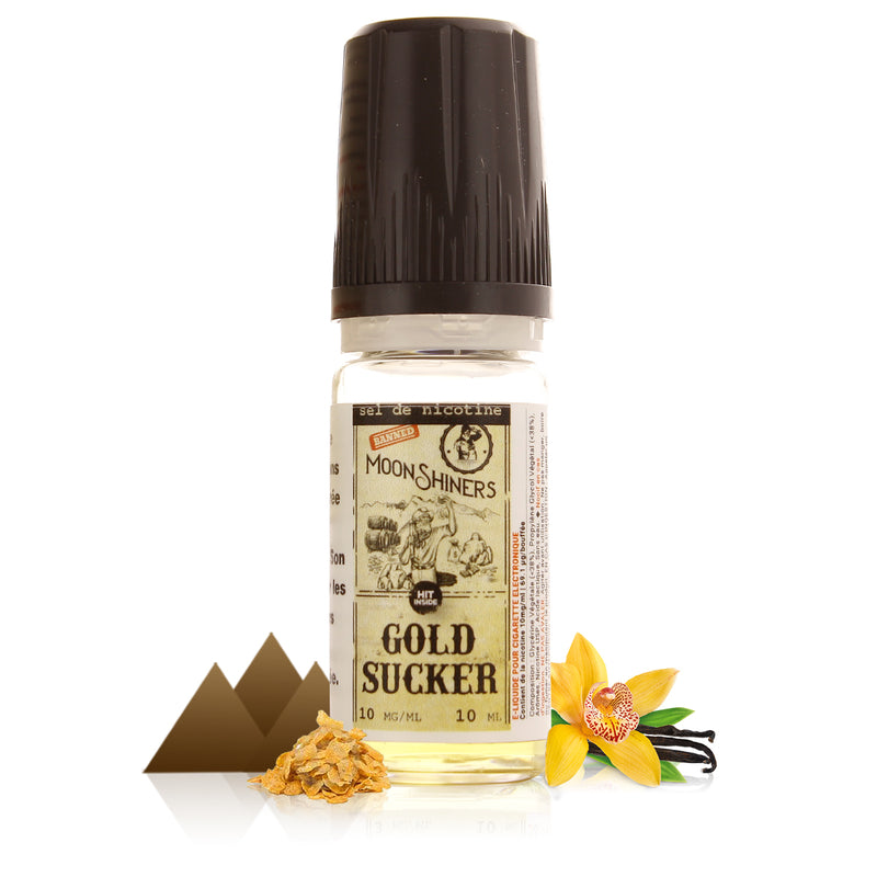 10ml Le French Liquide Gold Sucker Sel de Nicotine MoonShiners