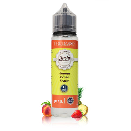 50ml LiquidArom Ananas Pêche Fraise Tasty Collection