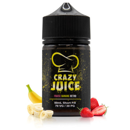 50ml Mukk Mukk Banane Fraise Rétro