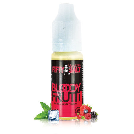 10ml Liquideo E-liquide Bloody Frutti Sel de Nicotine Fifty