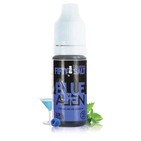 10ml Liquideo E-liquide Blue Alien Sel de Nicotine Fifty