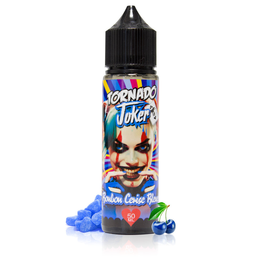 50ml Aroma Zon Bonbon Cerise Bleue Tornado Joker