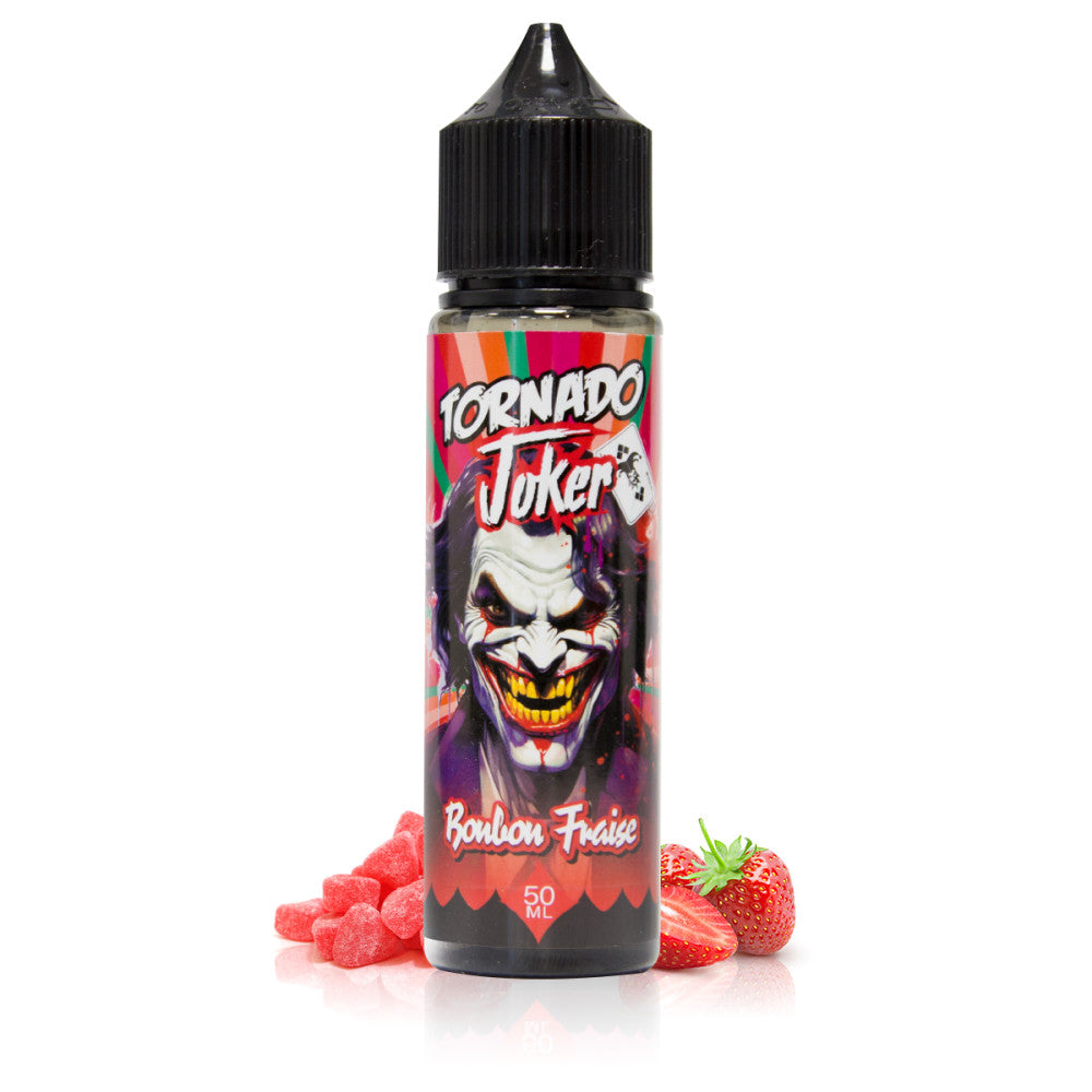 50ml Aroma Zon Bonbon Fraise Tornado Joker