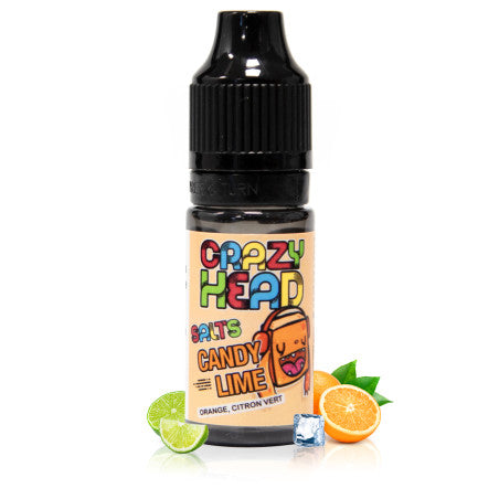 10ml E-liquide Candy Lime 10 ml Sel de Nicotine Crazy Head – Flavor Hit