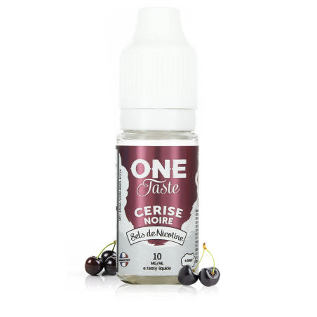 10ml E.Tasty E-liquide Cerise Noire Sels de Nicotine One Taste