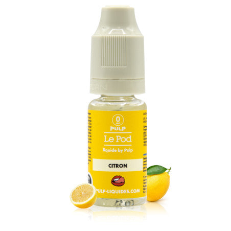 10ml Pulp E-liquide Citron 10ml Le Pod Liquide