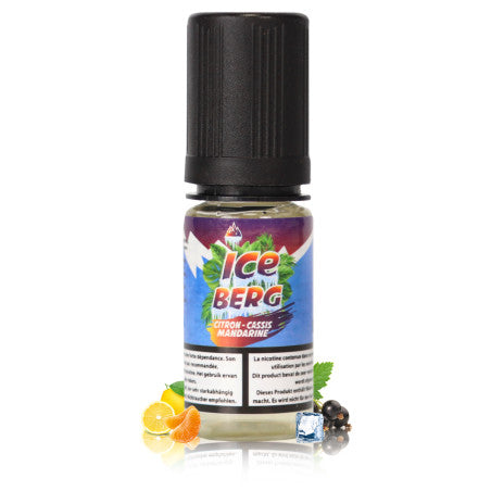 10ml O'Jlab E-liquide Citron Cassis Mandarine Sel de Nicotine Iceberg