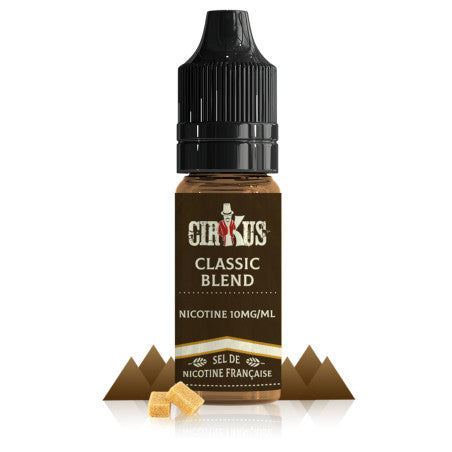 10ml E-liquide Classic Blend Sel de Nicotine – CIRKUS