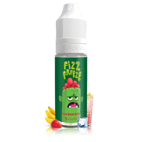 10ml Liquideo E-liquide Fraise Banane Raisin Fizz and Freeze