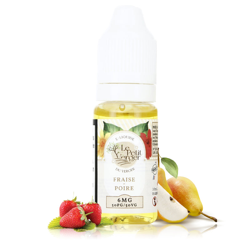 10ml E-liquide Savourea Fraise Poire Le Petit Verger