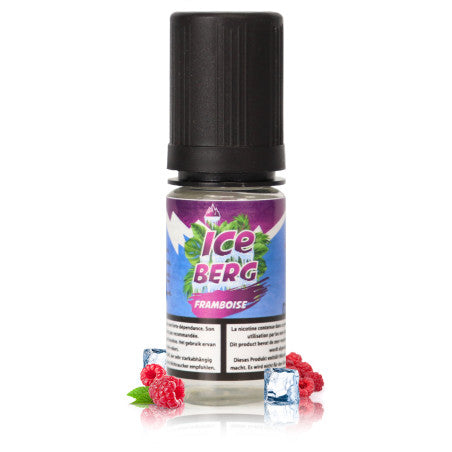 10ml O'Jlab E-liquide Framboise Sel de Nicotine Iceberg