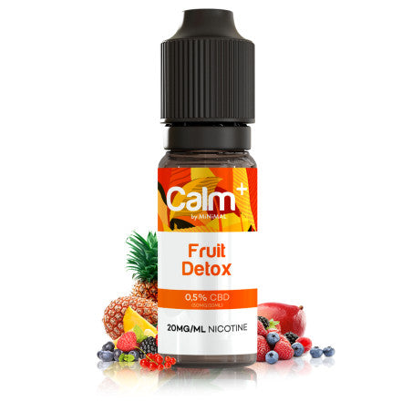 10ml The Fuu E-liquide Fruit Detox CBD Calm+