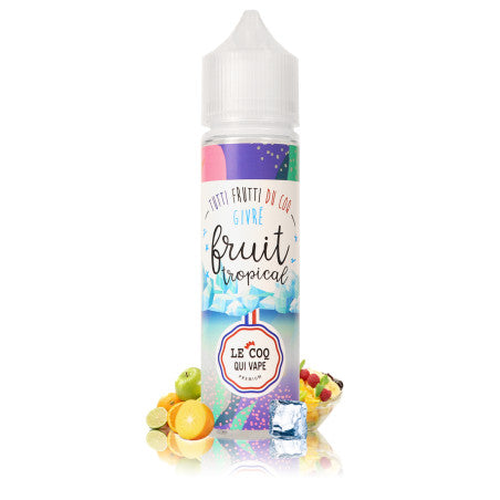 50ml Le Coq Qui Vape Fruit Tropical Givré Tutti Frutti