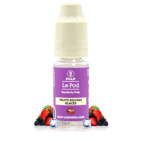 10ml Pulp E-liquide Fruits Rouges Glacés Le Pod Liquide