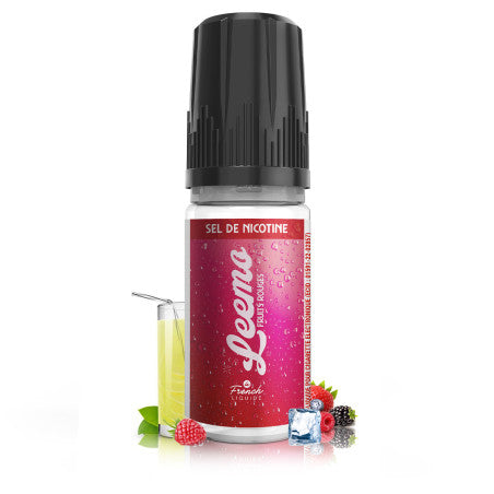 10ml Le French Liquide E-liquide Fruits Rouges Sel de Nicotine Leemo