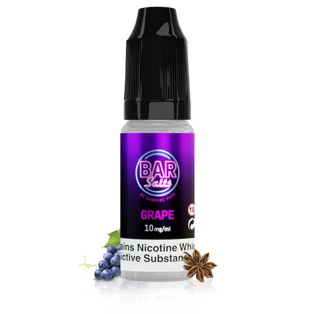 10ml Vampire Vape Grape Sel de Nicotine Bar Salts