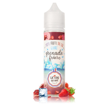 50ml Le Coq Qui Vape Grenade Fraise Givrée Tutti Frutti