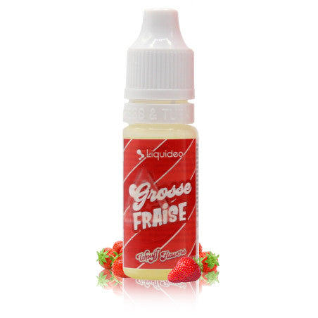 10ml Liquideo E-liquide Grosse Fraise Wpuff Flavor