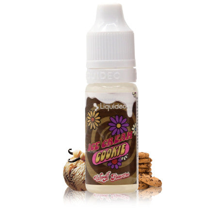 10ml Liquideo E-liquide Ice Cream Cookie Wpuff Flavor