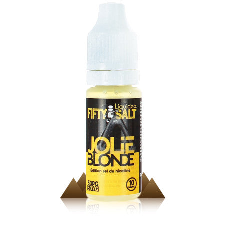 10ml Liquideo E-liquide Jolie Blonde Sel de Nicotine Fifty