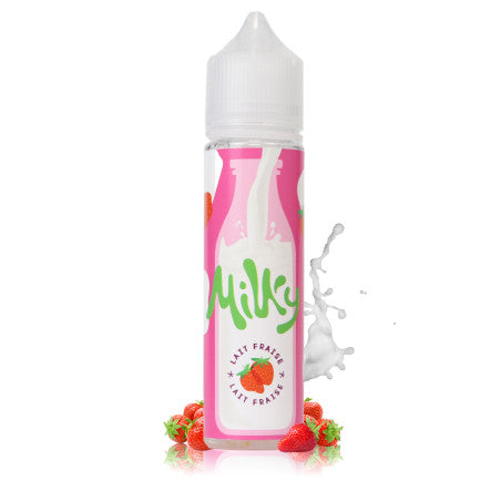 50ml Le Coq Qui Vape Lait Fraise Milky - Le Coq qui Vape Premium