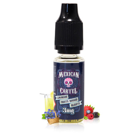 10ml Mexican Cartel E-liquide Limonade Fruits Rouges Bleuets