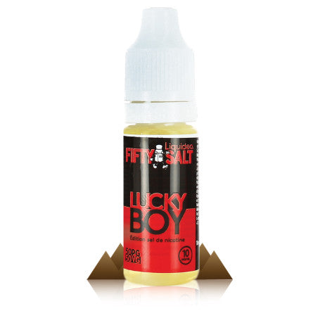 10ml Liquideo E-liquide Lucky Boy Sel de Nicotine Fifty