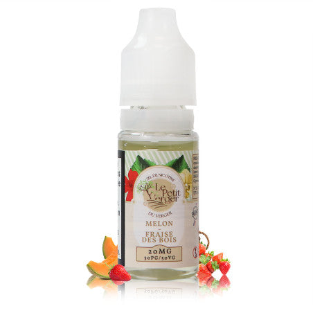 10ml Savourea E-liquide Melon Fraise des Bois Sel de Nicotine Le Petit Verger