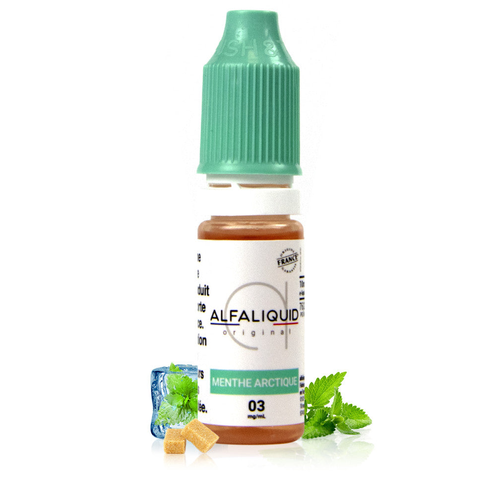 10 ml Alfaliquid E-liquide Menthe Arctique