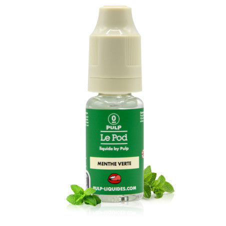 10ml Pulp E-liquideMenthe Verte Le Pod Liquide