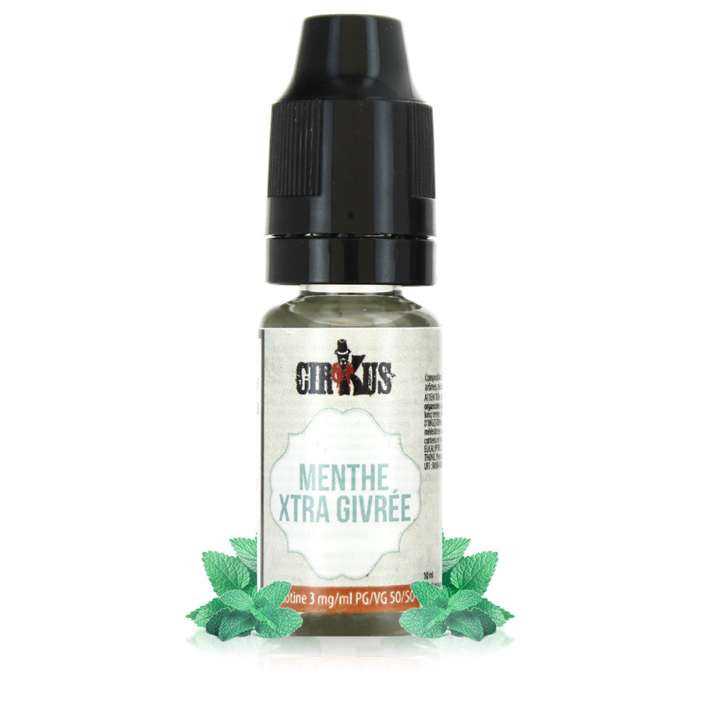 10ml E-liquide Menthe Xtra Givrée 10ml – Cirkus