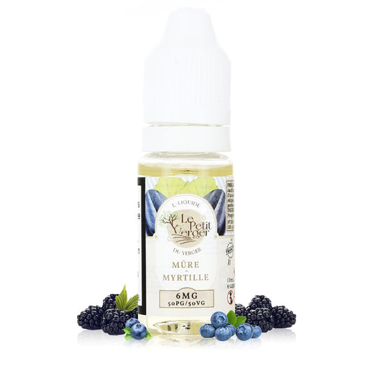 10ml E-liquide Savourea Mûre Myrtille Le Petit Verger