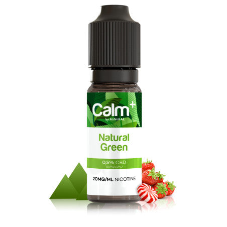 10ml The Fuu E-liquide Natural Green CBD Calm+