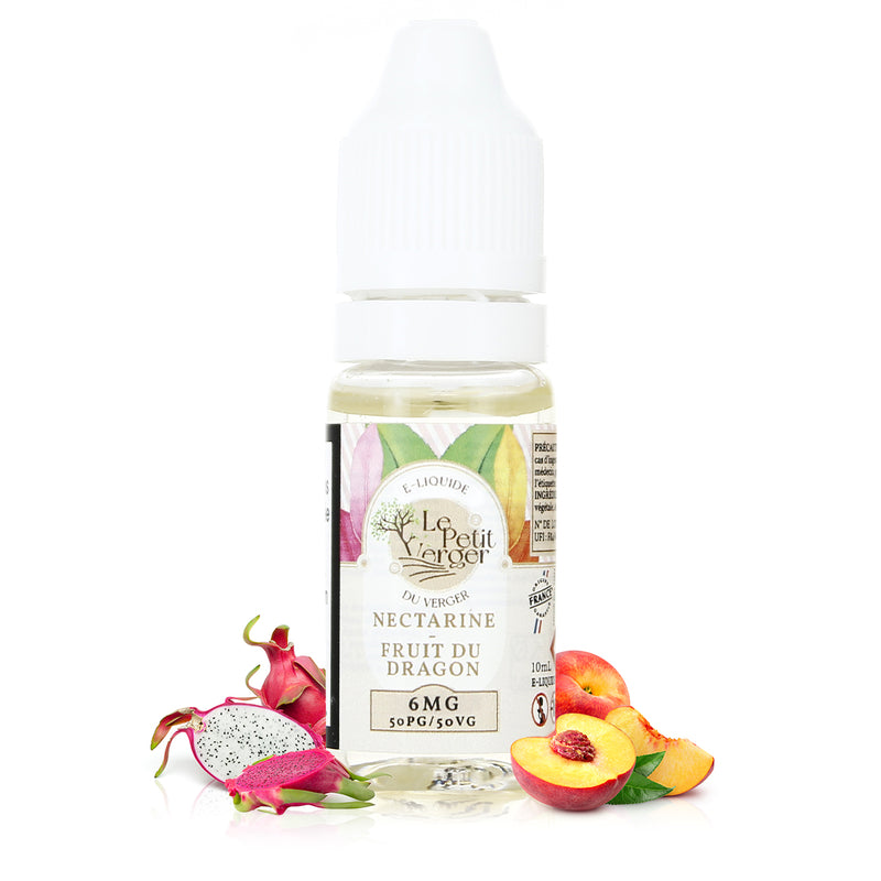 10ml E-liquide Savourea E-liquide Nectarine Fruit du dragon Le Petit Verger