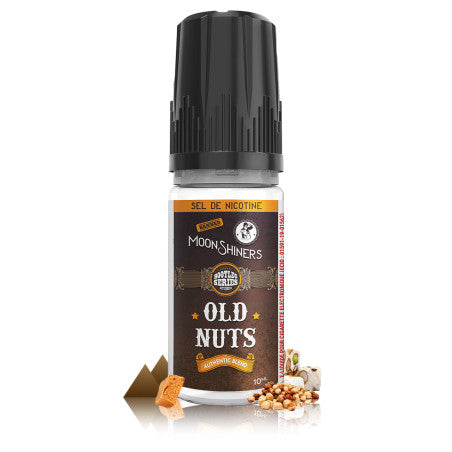 10ml Le French Liquide E-liquide Old Nuts Authentic Blend Sel de Nicotine MoonShiners