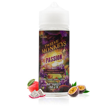 100ml Twelve Monkeys Passion Oasis