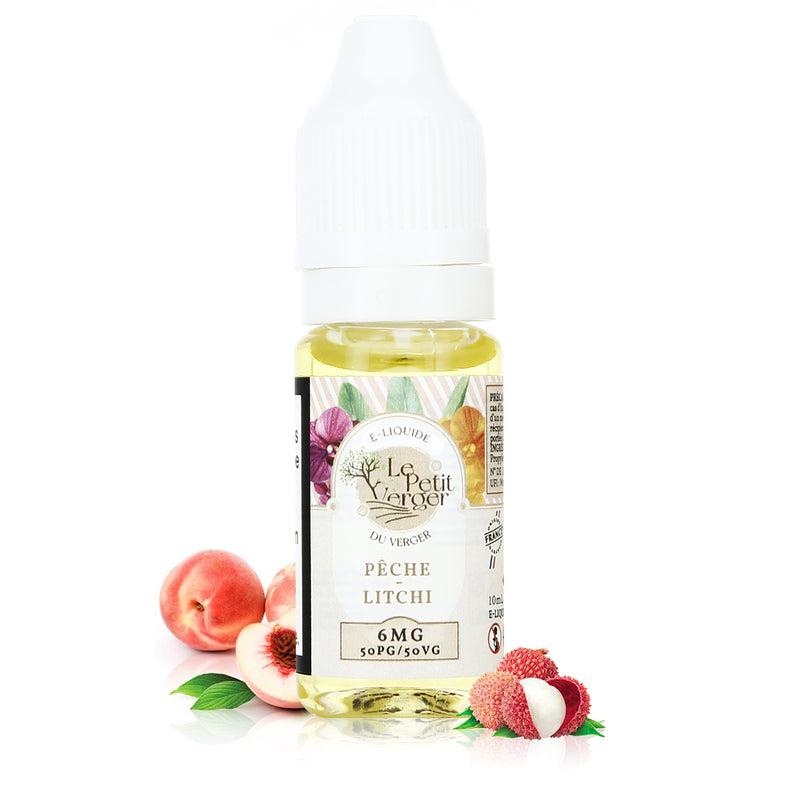 10ml E-liquide Savourea Pêche Litchi Le Petit Verger