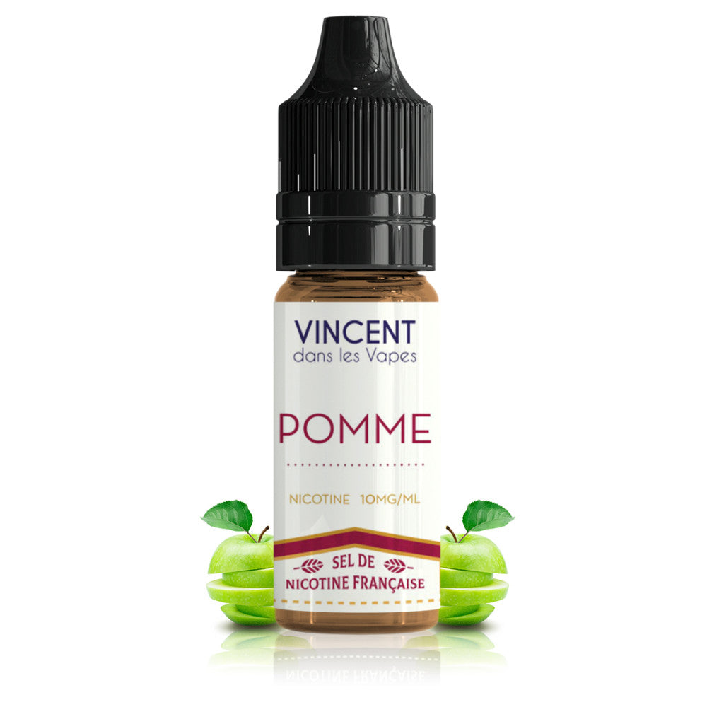 10ml Vincent dans les vapes Pomme Sel de Nicotine