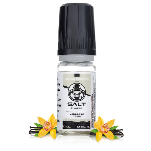 10ml Le French Liquide E-liquide Vanille de Tahiti Sel de Nicotine