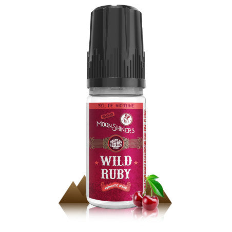 10ml Le French Liquide E-liquide Wild Ruby Authentic Blend Sel de Nicotine MoonShiners