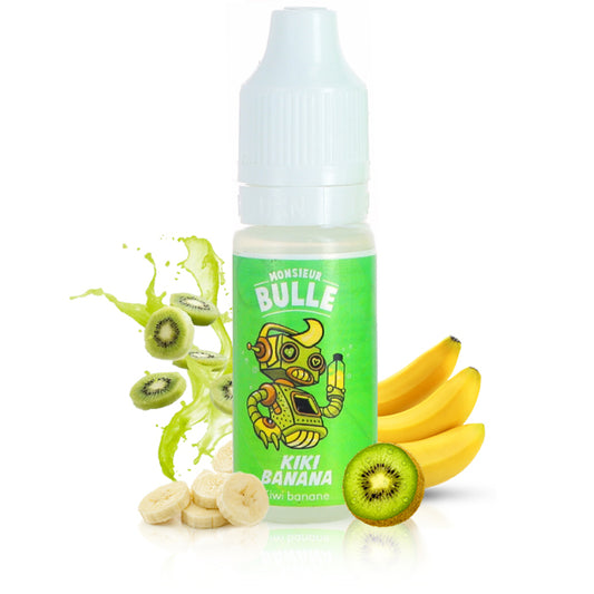 10ml Liquideo E-liquide Kiki Banana Monsieur Bullev