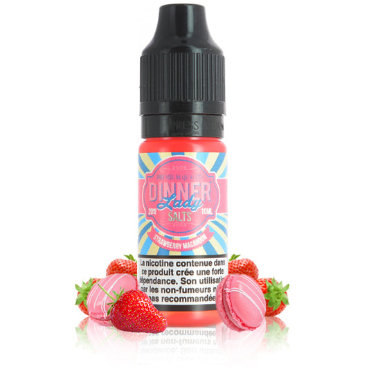 10ml E-liquide Strawberry Macaroon SDN 10ml - Dinner Lady